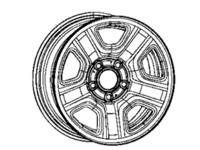 Jeep Gladiator Spare Wheel - 4755582AA