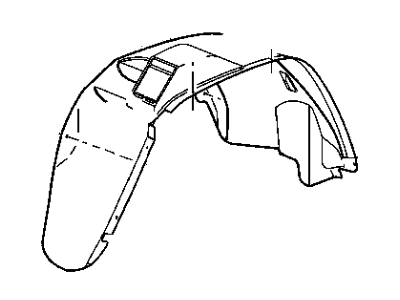 Jeep 55156620AD LINER Fender Side