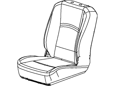 Ram 68050462AA FOAM Seat Cushion