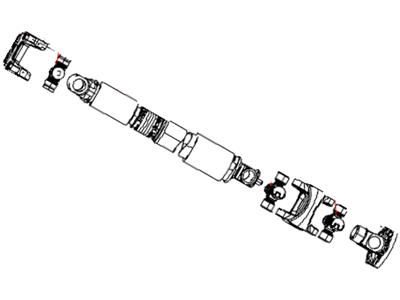 2009 Dodge Ram 3500 Drive Shaft - 52853238AC