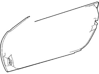 Chrysler Crossfire Weather Strip - 5097502AA