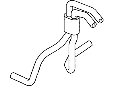 2001 Chrysler Sebring Transmission Oil Cooler Hose - MR355526