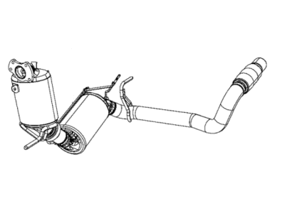 Jeep 52060363AJ CONVERTER Catalytic