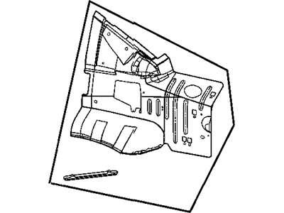 Chrysler 4814842AF PANEL Wheelhouse