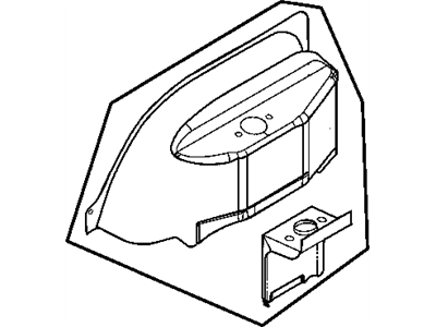 Chrysler 5019534AE PANEL Rear Wheelhouse