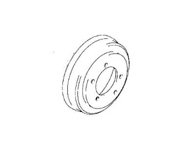 Chrysler PT Cruiser Brake Drum - V5029676AA