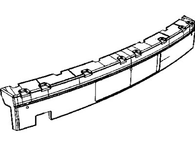 Mopar 5303822AB Foam Rear Bumper Fascia