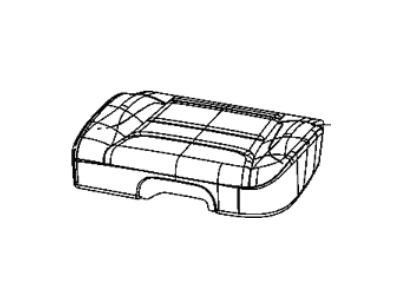 Mopar 6RF03BD3AB Cover Rear Seat Cushion Left