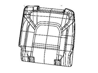 Ram 6RF01BD3AC Cover - Rear Seat Back