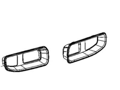 Jeep 68342090AA BEZEL REAR BUMPER