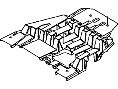 Ram 52022048AJ SKID PLATE Front Axle/Transfer Case
