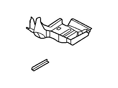 Dodge 4888956AE RAIL Front Side Rail Rear