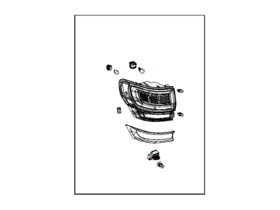 Jeep Back Up Light - 68142941AH