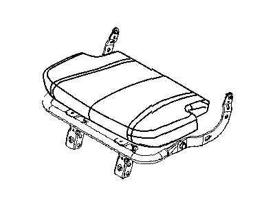 Jeep 1DV331J3AA COVER Rear Seat Cushion Right and Left