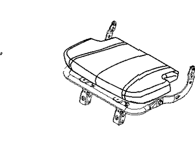 Jeep 5183671AA FRAME Rear Seat Cushion