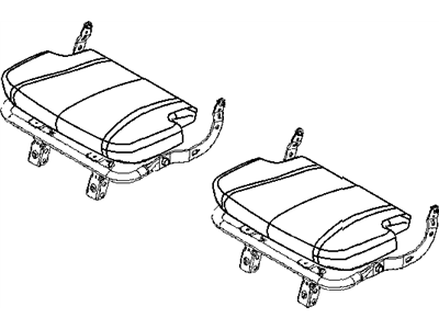 Jeep 5183629AA FOAM Seat Cushion Right and Left