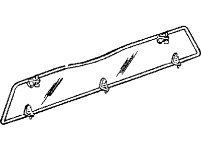 Mopar 4848883AA Back Glass