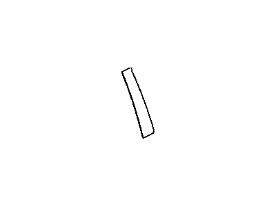 Mopar 5116388AA Black Out Tape, Front Passenger Side