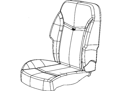 Chrysler 5RB79DX9AA Cover - Front Seat Cushion