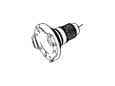 Jeep 5143716AA OUTPUT SHAFT Transfer Case