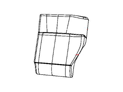 Jeep 5VH03DK2AA COVER Rear Seat Back Left
