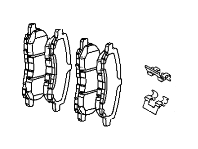 Chrysler 2AMV3494AA PAD KIT Front Disc Brake