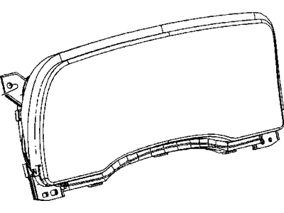 Mopar 68001786AA Cluster Lens