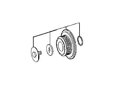 Chrysler 5189896AA COUPLING Electric Clutch