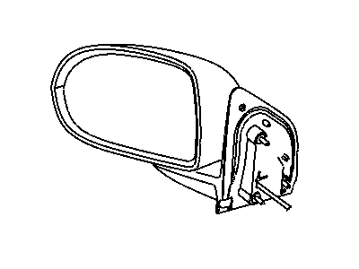 2010 Jeep Compass Car Mirror - 5115041AG