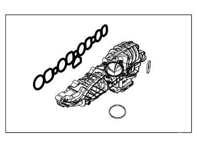 Ram 68142871AC MANIFOLD KIT Engine Intake