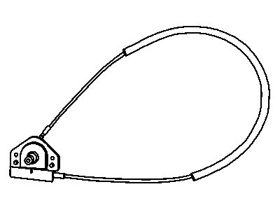 Dodge 68001845AA CABLE Recliner Left 40% Recliner Cable