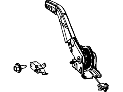 Dodge 1HY70DX9AA LEVER ASSEMBLY Parking Brake