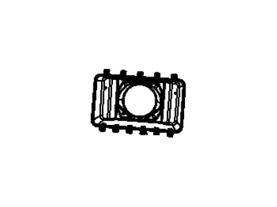 Jeep 68092089AA AIR BAG Passenger Air bag Cover Serviced with Instrument Panel Cover Upper