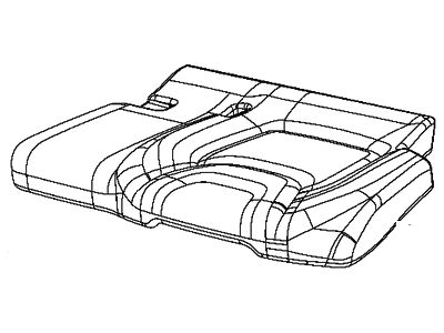 Jeep 6CV43DX9AB COVER Rear Seat Cushion Left