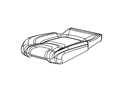 Jeep 6CV42DX9AB COVER Rear Seat Cushion Right