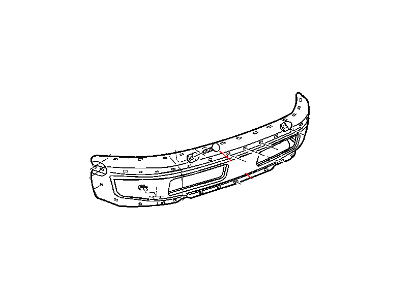 Dodge 55076599AD BUMPER Front