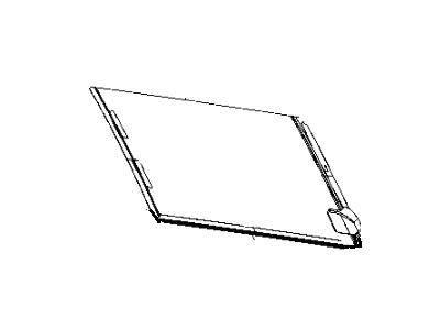Ram 68402760AA GLASS Backlite Sliding Glass
