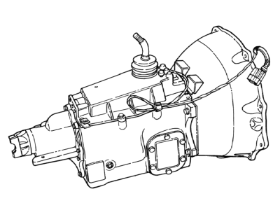 Mopar 4504583 Transmission Assembly, W/Dana Series 1410 Yoke