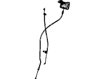 Jeep 68039677AA HANDLE AND CABLE SEAT RELEASE Left