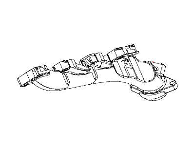 Mopar 4893103AE Exhaust Manifold, Driver Side