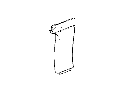 Jeep 5EW86TC3 COVER C Pillar