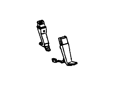 Dodge 5EX261AZAB SEAT BELT Front Inner
