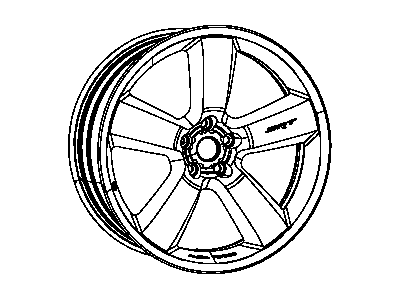 Dodge 1JG85RXFAB WHEEL Aluminum