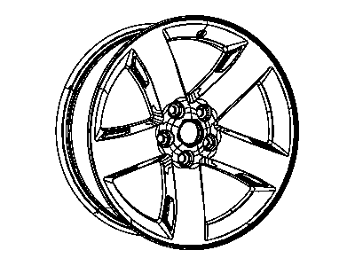 Dodge 1GP23GSAAC WHEEL Aluminum