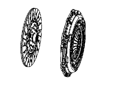 Mopar 5106173AB Clutch Kit Pressure Plate And Disc