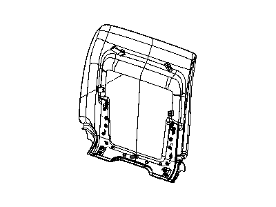 Dodge 1UP05HL1AC PANEL Front Seat Back