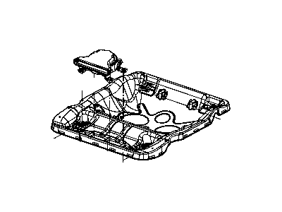 Dodge 4610263AC BLOWER Seat Cushion