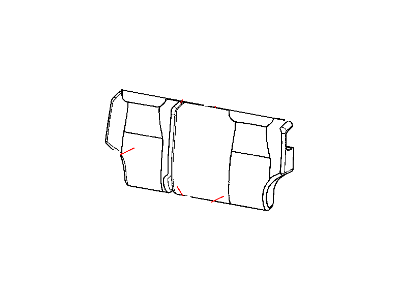 Jeep 1QC45XDVAA COVER Rear Seat Back 40%