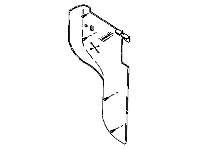 Dodge 52028913AB SEAL Rad Grille Supt To A/C