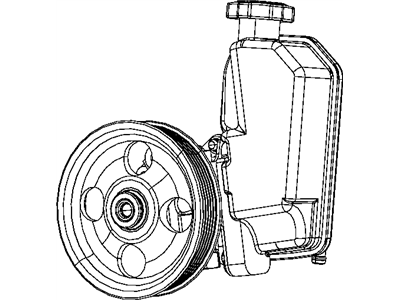 Ram 52128513AA CAP Power Steering Reservoir